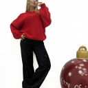 maglione girocollo xmas